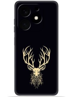Gold deer logo Soft Mobile Cover for Tecno Spark 20/20C
