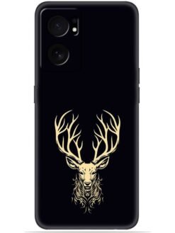 Gold deer logo Soft Mobile Cover for Oneplus Nord Ce 2 (5G)