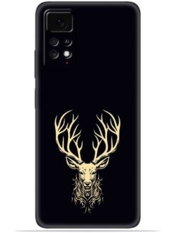 Gold deer logo Soft Mobile Cover for Xiaomi Redmi Note 11 Pro (5G)