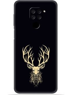 Gold deer logo Soft Mobile Cover for Xiaomi Redmi Note 9