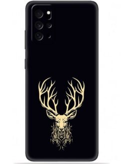 Gold deer logo Soft Mobile Cover for Samsung Galaxy S20 Plus