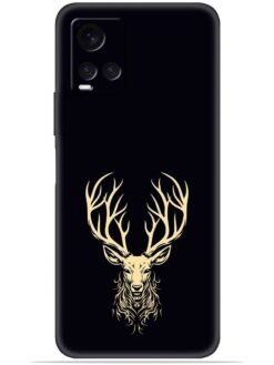 Gold deer logo Soft Mobile Cover for Vivo Y21/Y21A/Y21G/Y21T/Y21E