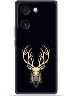 Gold deer logo Soft Mobile Cover for Vivo Y300 Plus (5G)