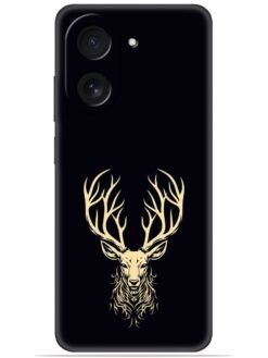 Gold deer logo Soft Mobile Cover for Poco C71
