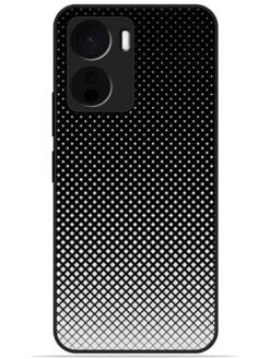 Halftone square Glossy Metal TPU Phone Cover for Vivo Y16