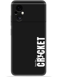 Here for cricket Soft Mobile Cover for Poco M4 (5G)