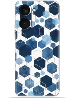 Hexagon design Soft Silicone Mobile Case for Vivo Y18/Y18E/Y18i/Y18T