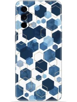 Hexagon design Soft Mobile Cover for Oneplus Nord Ce (5G)