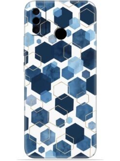 Hexagon design Soft Mobile Cover for Tecno Spark Go (2020)
