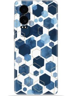 Hexagon design Soft Mobile Cover for Oneplus Nord Ce 4 Lite (5G)