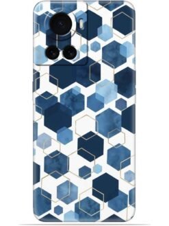 Hexagon design Soft Mobile Cover for Oneplus 10R (5G)