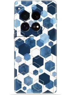 Hexagon design Soft Mobile Cover for Oneplus 12 (5G)
