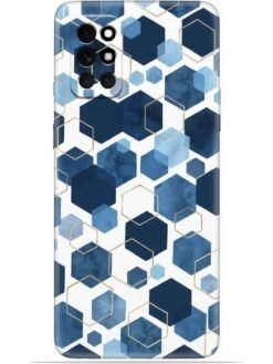 Hexagon design Soft Mobile Cover for Oneplus 8T (5G)