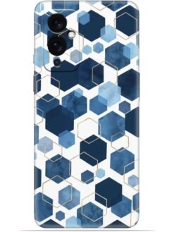 Hexagon design Soft Mobile Cover for Oneplus 9 (5G)