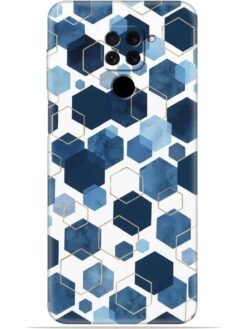 Hexagon design Soft Mobile Cover for Xiaomi Redmi Note 9