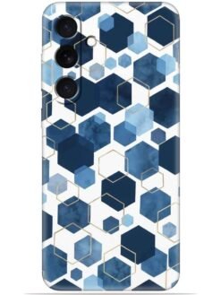 Hexagon design Soft Mobile Cover for Samsung Galaxy M35 (5G)