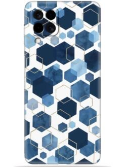 Hexagon design Soft Mobile Cover for Samsung Galaxy M53 (5G)