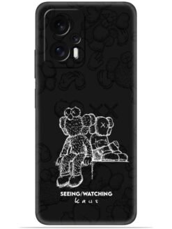 KAWS black design Soft Silicone Mobile Case for Xiaomi Redmi K50I (5G)