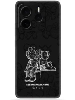 KAWS black design Soft Mobile Cover for Xiaomi Redmi Note 14 (5G)