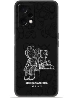 KAWS black design Soft Mobile Cover for Oneplus Nord Ce 2 Lite (5G)