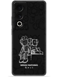 KAWS black design Soft Mobile Cover for Oppo K12X (5G)