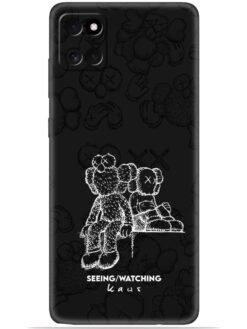 KAWS black design Soft Mobile Cover for Samsung Galaxy Note 10 Lite