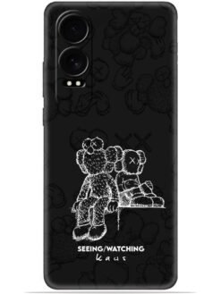KAWS black design Soft Mobile Cover for Oneplus Nord Ce 4 Lite (5G)