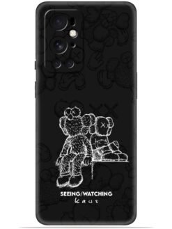 KAWS black design Soft Mobile Cover for Oneplus 9 Pro (5G)