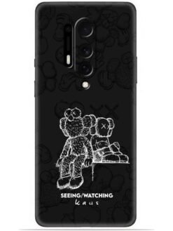 KAWS black design Soft Mobile Cover for Oneplus 8 Pro