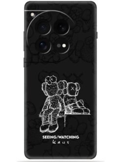 KAWS black design Soft Mobile Cover for Oneplus 12 (5G)