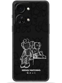 KAWS black design Soft Mobile Cover for Oneplus Nord 2T (5G)