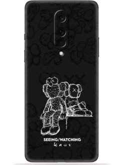 KAWS black design Soft Mobile Cover for Oneplus 8