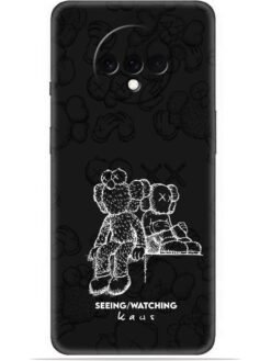 KAWS black design Soft Mobile Cover for Oneplus 7T