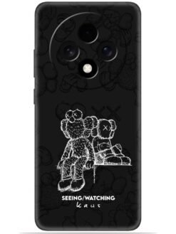 KAWS black design Soft Mobile Cover for Oppo F27 Pro Plus (5G)