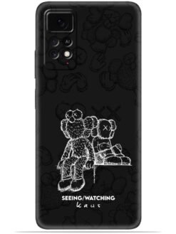 KAWS black design Soft Mobile Cover for Xiaomi Redmi Note 11S