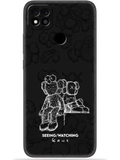 KAWS black design Soft Mobile Cover for Xiaomi Redmi 9/9C/9 Active