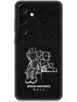 KAWS black design Soft Mobile Cover for Samsung Galaxy M35 (5G)