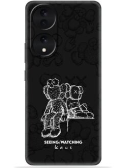 KAWS black design Soft Mobile Cover for Vivo Y100 (5G)/Y100A (5G)
