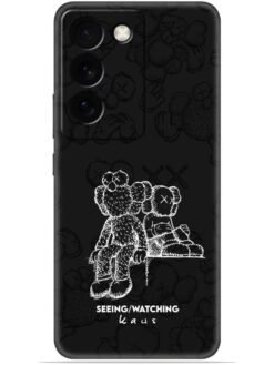 KAWS black design Soft Mobile Cover for Vivo T3 (5G)