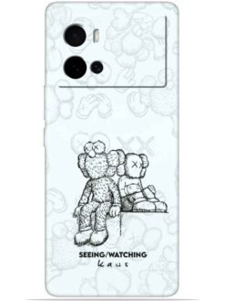 KAWS white design Soft Silicone Mobile Case for Iqoo 9 Pro