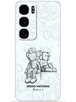 KAWS white design Soft Mobile Cover for Vivo Y29 (5G)