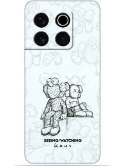 KAWS white design Soft Mobile Cover for Oneplus 10T (5G)