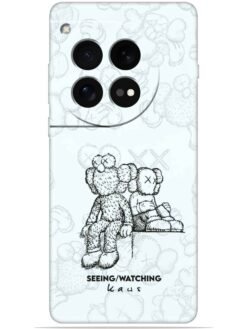 KAWS white design Soft Mobile Cover for Oneplus 12 (5G)