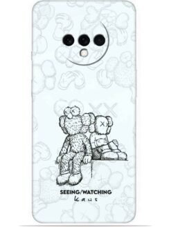 KAWS white design Soft Mobile Cover for Oneplus 7T
