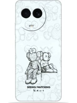 KAWS white design Soft Mobile Cover for Realme C67 (5G)