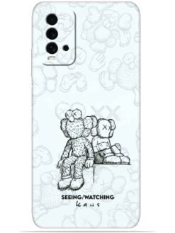 KAWS white design Soft Mobile Cover for Xiaomi Redmi 9 Power