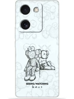 KAWS white design Soft Mobile Cover for Vivo Y200 Pro (5G)