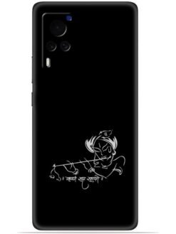 Krishna design Soft Silicone Mobile Case for Vivo X60