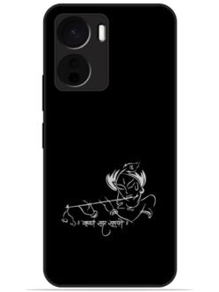 Krishna design Glossy Metal TPU Phone Cover for Vivo Y16