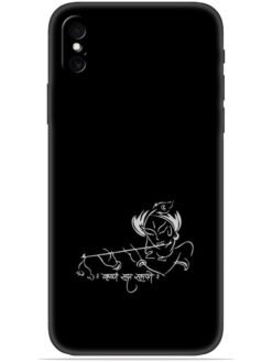 Krishna design Soft Mobile Cover for Apple Iphone X/Xs